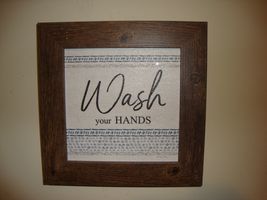 New Wash your hands Framed print image 3