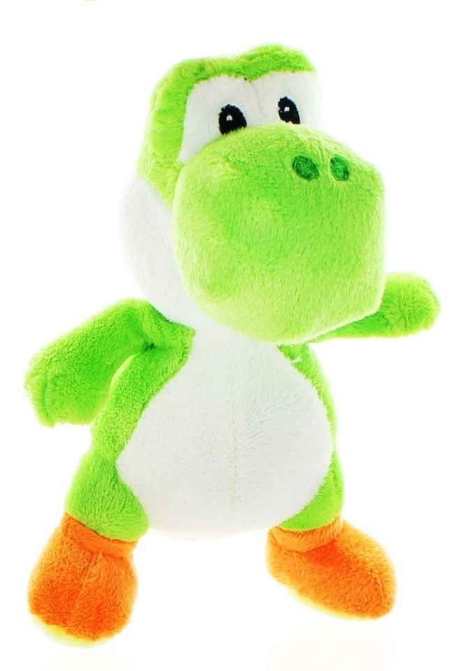 Nintendo Super Mario Soft Green Yoshi Plush Toy 7 inch Licensed Toy New ... - $14.69