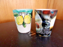 2# Vintage Smithsonian Sorrehto Shot Glasses Barware - $6.43