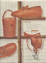 Joyce Saddle Soft Leather Magazine Ad 1950's - $17.82