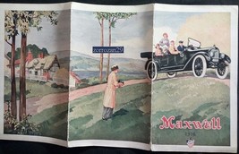 1916 Maxwell Linea Completa Vintage Prestige Brochure B/N Con Copertine A... - £86.72 GBP
