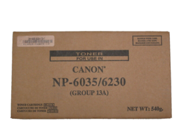 Canon NPG13A Black Toner Cartridge NP6035 NP6230 Copier 9500 Page Yield ... - $17.06
