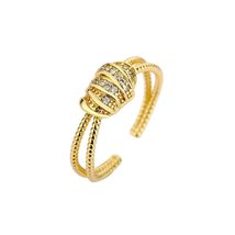 Candy Zircon Rings For Women Girls Stainless Steel Adjustable Open Finge... - £18.67 GBP