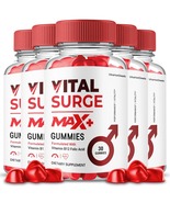 5 Pack Vital Surge Max Plus Gummies Men’s Daily Energy and Wellness Support - $2,054.47 MXN