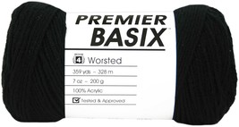Premier Yarns Basix Yarn-Black (Pack of 3) - $51.49