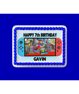 Gamers Personalized Birthday Edible Topper switch - £8.80 GBP