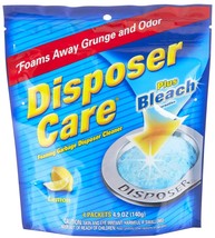 Disposer Cleaner garbage Disposal FOaMiNG Clean w Bleach 4 uses Glisten ... - $18.36