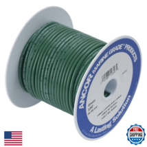Ancor Marine Grade Tinned Copper Battery Cable 8-Gauge Green 100ft - $153.82