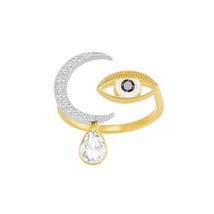 High Quality SWA Fashion Jewelry Original Fashion Ring Magic Eye Bowknot  Bee Bu - £22.99 GBP