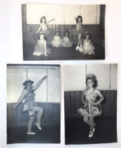 Vtg Photograph Lot of Girls Posing in Costume Getting Ready for Dance Recital - £11.01 GBP