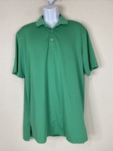 Polo Ralph Lauren Golf Men Size L Green Polo Shirt Short Sleeve Preppy - $12.07