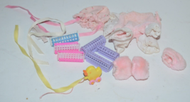 Vtg My Little Pony G1 Sweet Dreams Pajamas Slippers Curler Pony accessories - £11.65 GBP