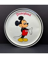 Vintage 70’s DISNEY Disneyland MICKEY MOUSE 11” Round Metal Plate Souven... - $12.15 CAD