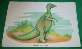 1980 Argus Art Print Collin Fry Anatosaurus Dinosaur Niles Illinois Lithograph - £151.08 GBP