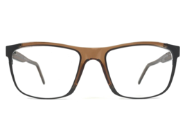 Andy Wolf Eyeglasses Frames WHITE HEAT col.f Brown Square Full Rim 55-19... - $197.99