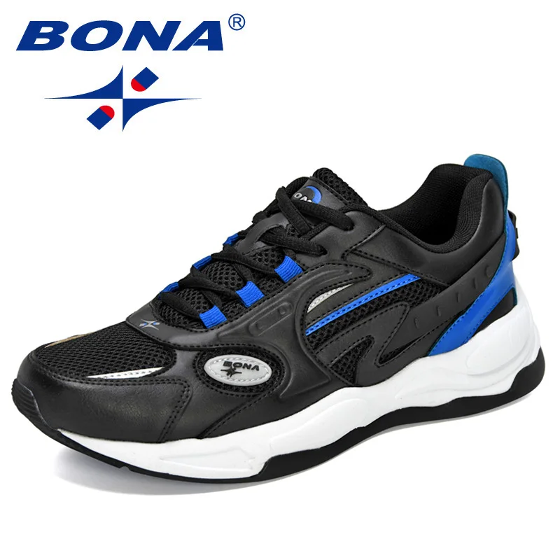 BONA 2024 New Designers Trendy  Men Thick-soled Street Running Shoes Man Jogging - £174.59 GBP