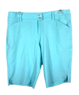 Callaway Golf Shorts Womens Size 6 Aqua Blue Stretch Wicking Coastal Preppy - $740.59 MXN