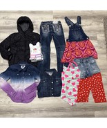 Girs Clothes Lot Size 10 12 Eddie Bauer Reversible Jacket Socks Swim Mis... - $66.80 CAD