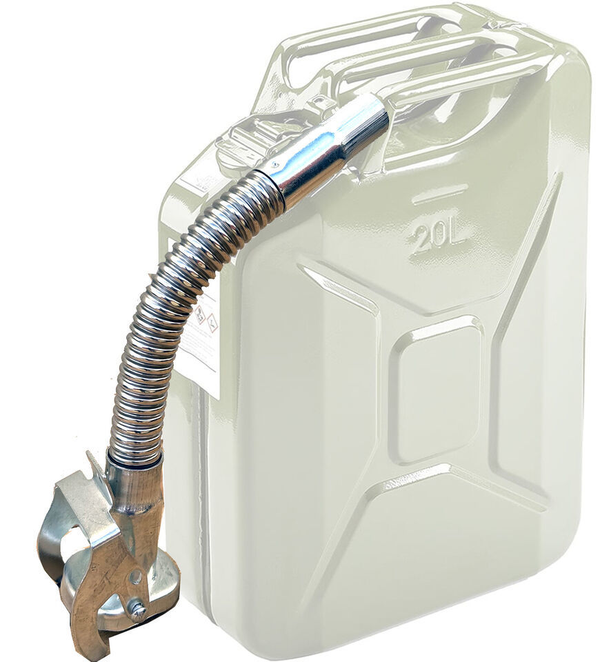 Flexible Refuel Metal Nozzle For 5L 10L 20L Jerry Can Free Spill Gasket - $14.95