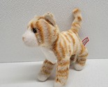 Douglas Orange Striped Cat Plush Tabby Kitten Stuffed Animal Toy 6&quot; - £10.82 GBP