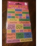 TF PUBLISHING MOM LIFE PLANNING STICKERS PLANNER SCRAPBOOKING EVENTS PLAN - $0.99