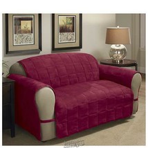 Ultimate Furniture Extra Long Sofa Protector Burgundy 164&quot;x98.5&quot; Pet cover - £53.14 GBP