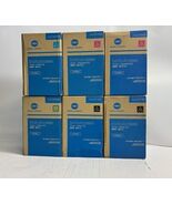 6 Genuine Konica Minolta BH C3320i,C3321i CMMYKK Toners TNP80 Same Day Ship - $485.00