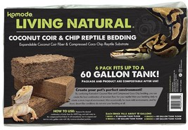 Komodo Living Natural Coconut Coir and Chip Brick Bundle - £52.28 GBP