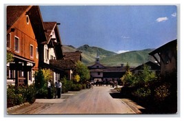 Main Street View Challenger Inn Sun Valley Idaho ID UNP Chrome Postcard C21 - $3.91