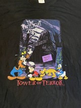 Disney Tower Of Terror Mickey Mouse Twilight Zone T-Shirt Men’s XL Vintage 90’s - £97.47 GBP