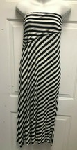 Bobeau Black &amp; White Striped Strapless Dress or Maxi Skirt - £10.11 GBP