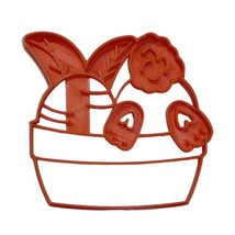 Easter Bunny and Carrot in Flower Pot Cookie Cutter Made in USA PR4740 - £3.17 GBP