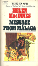 Message From Malaga - Helen Mac Innes - Thriller - Cold War Cia &amp; Kgb In Spain - $2.98