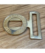Vintage Jeshi La Wananchi Wa Tanzania People&#39;s Defense Force Belt Buckle... - $49.50