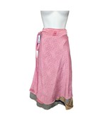 Darn Good Skirt Sari Wrap Size 8-20 Reversible Maxi Sustainable Fair Tra... - $30.41 CAD