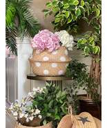 Seagrass White Spot Basket - $937.52 MXN