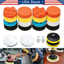 22X 3 Inch Car Buffing Pads Polishing Sponge Buffer Set Waxing Foam Poli... - $19.99