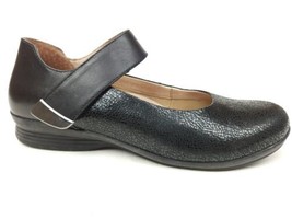 Dansko Audrey Mary Jane Sandals Shoes Black Leather Size 38 US 7.5/8 - $59.95