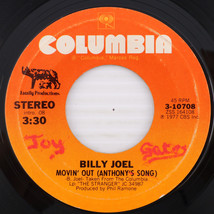 Billy Joel – Movin&#39; Out / Everybody Has A Dream 1978 45 rpm Vinyl Record 3-10708 - $4.43