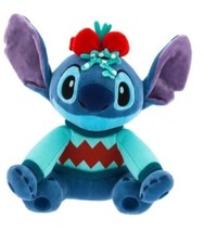 Disney Parks Stitch Holiday Plush - Lilo &amp; Stitch - Medium 14&quot; - New - £23.58 GBP