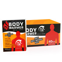 Body Hand Warmers 40 Pair Long Lasting Safe Natural Odorless Heating Pad - £38.31 GBP