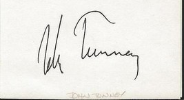 Senator John Tunney California Signed Index Card  - £15.81 GBP