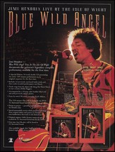 Jimi Hendrix Live at The Isle of Wight Blue Wild Angel ad 8 x 11 adverti... - £3.38 GBP