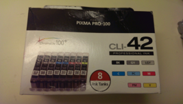 Genuine Canon CLI-42 (8 Colors BK, GY, LGY, C, PC, M, PM, Y)  for PIXMA ... - £97.74 GBP