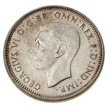 1941 Australia Shilling, Uncirculated Silver Coin KM 39 - $54.45