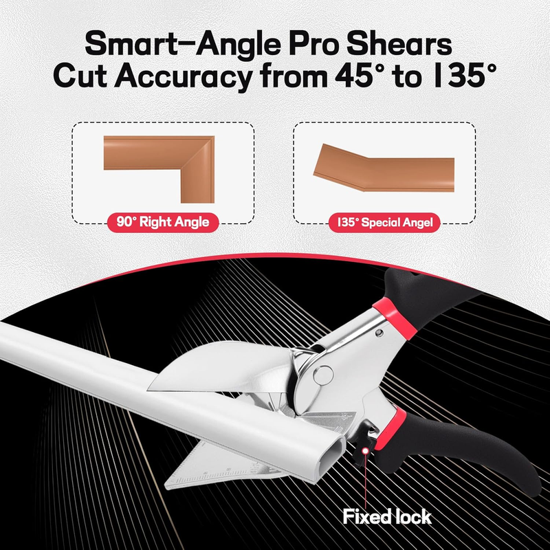 Multi Angle Miter Shears for Moulding and Trim, Quarter round Cutting Tool for C Item image 7