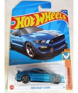 Hot Wheels 2022 #249 Blue Ford Shelby GT350R Muscle Mania Series 09/10 - £7.03 GBP