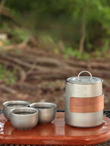 Lightweight Titanium Tea Set: Camping &amp; Hiking - $5.72+