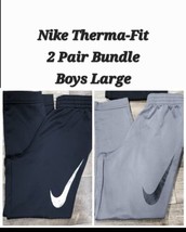 Nike Boys LG Therma Fit Basketball Jogger Pants CJ6882 (1) Grey-056 (1)Black-010 - £18.57 GBP