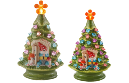 NEW Lighted Novelty Retro LED Gnome Easter Tree small or large battery p... - £10.23 GBP+